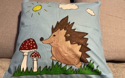 Hedgehog pillow