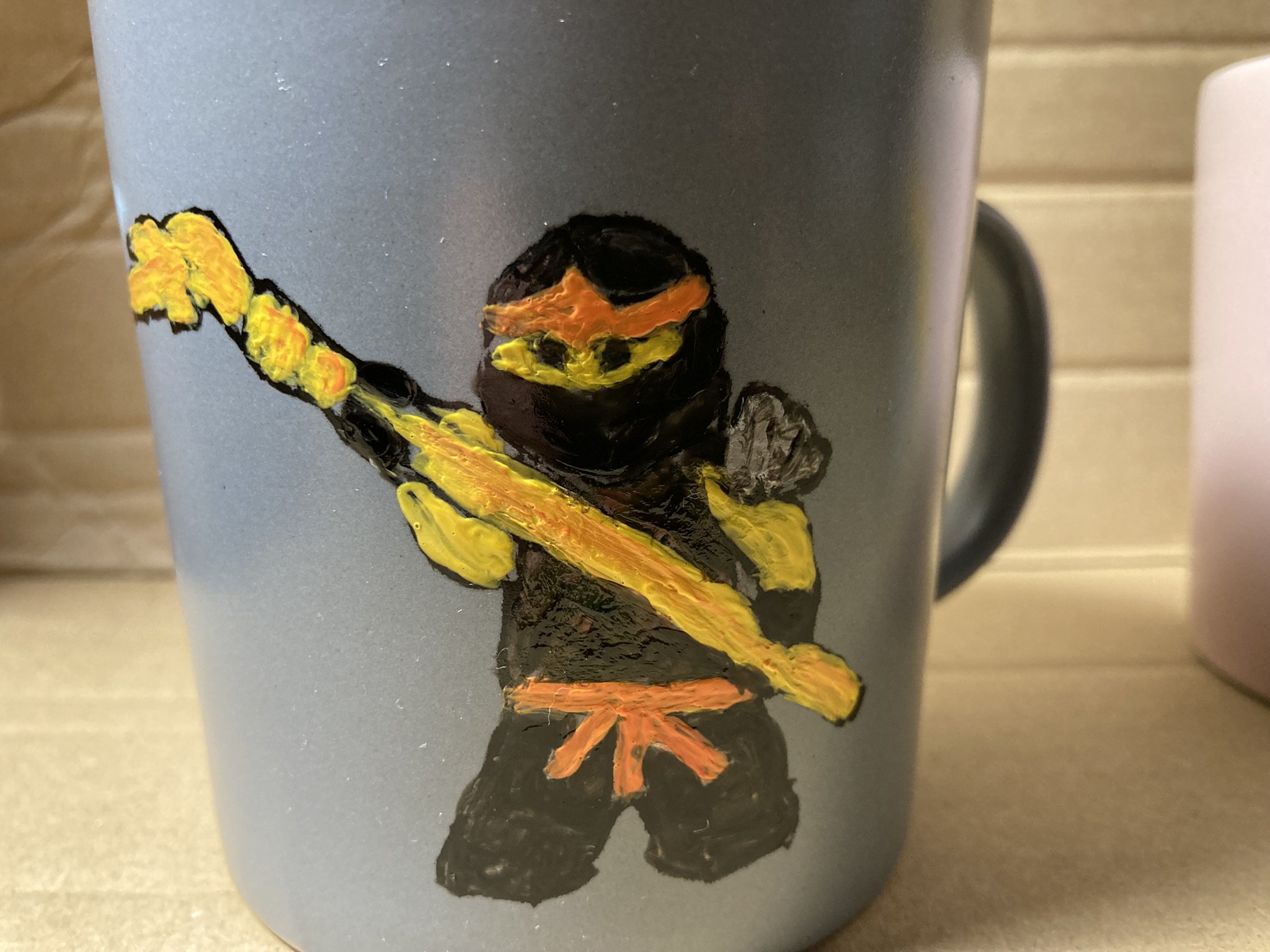 Ninjago - hand-painted mug